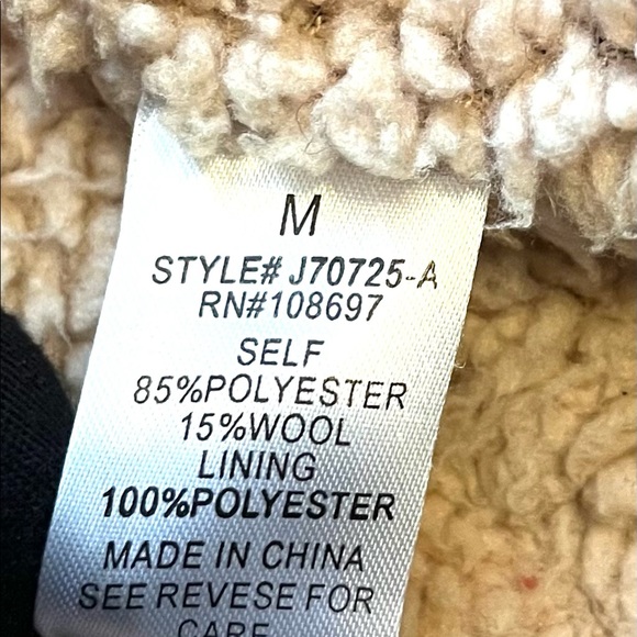 Buffalo check jacket with faux Shearling - Picture 4 of 4